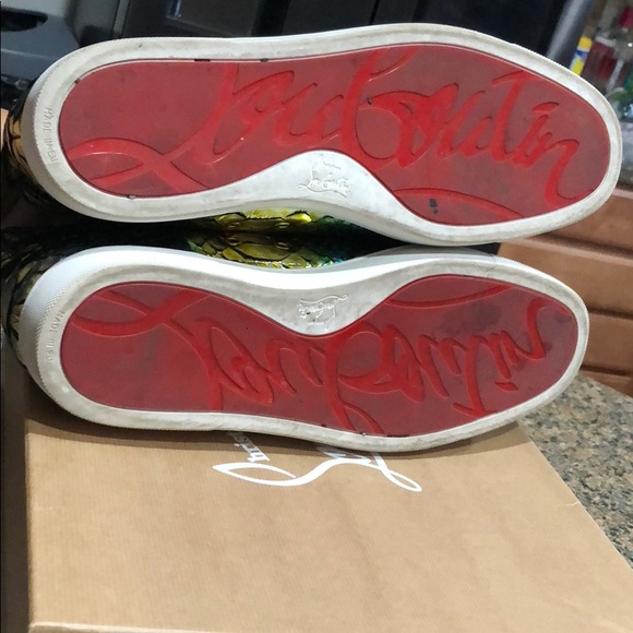 Louis orlato flat veau velours/spikes/GG - Picture 5 of 7